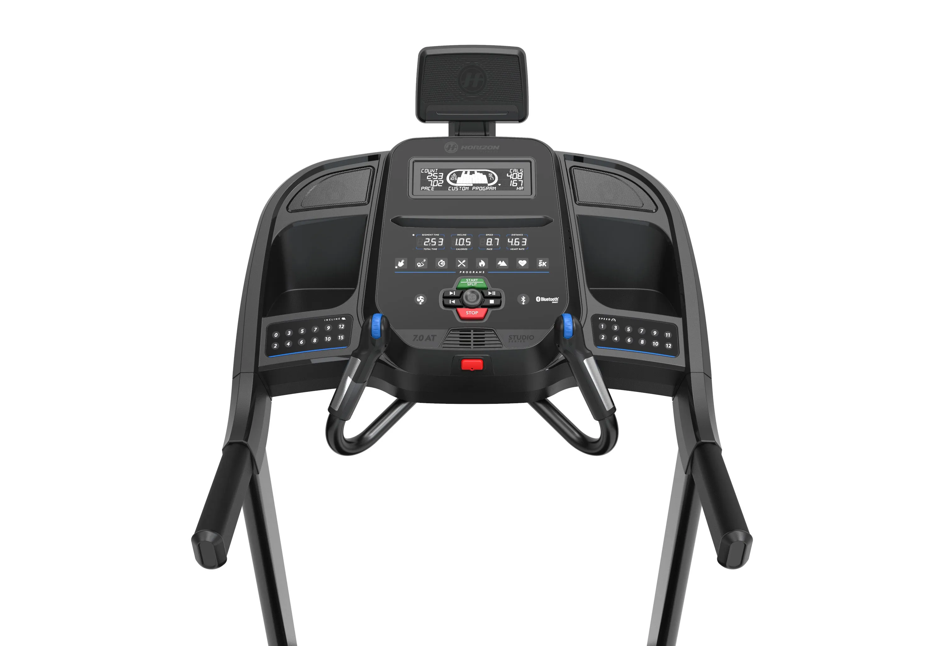 Horizon Fitness 7.0AT Treadmill, Bootcamp, Rowing machine for small spaces