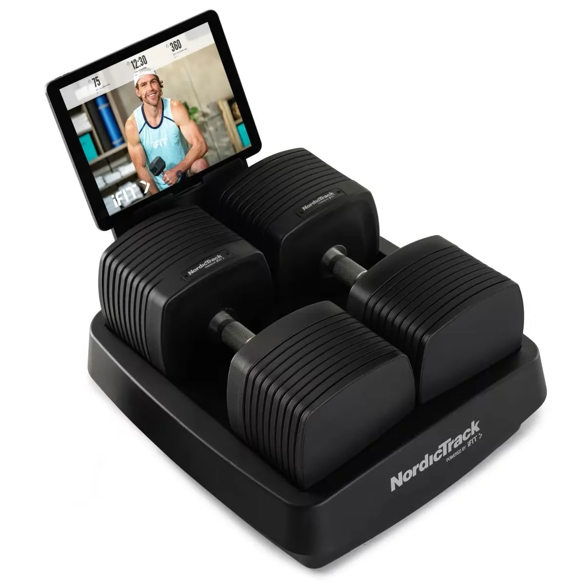 NORDICTRACK - iSELECT VOICE-CONTROLLED DUMBBELLS   STAND   MASSAGE GUN   MAT, Upper Body Machines, Gymnastic Rings