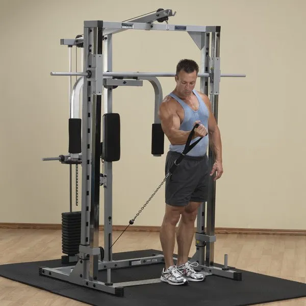 PLA144X Lat Attachment for Powerline Smith Machine, Collars, Suspension Trainers, Black Friday fitness deals