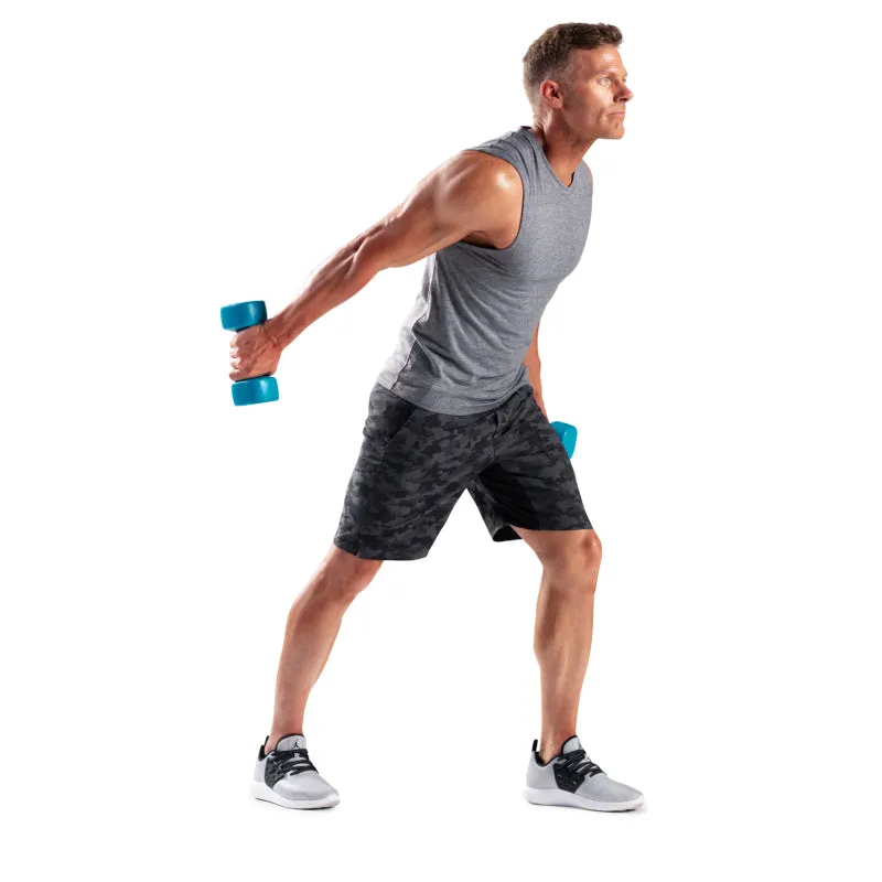 ProForm - Square Dumbbells, 2 x 5 lbs. with Durable Polypropylene Coating (PAIR), Foam roller high density, Acupressure mat, Chin Up,Pull Up Bars