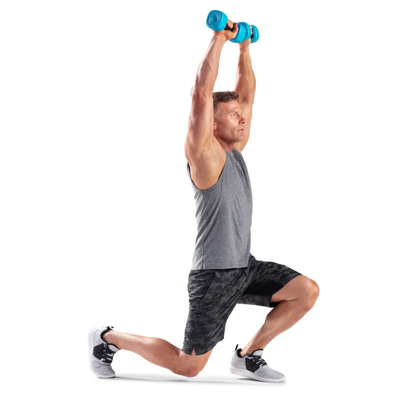 ProForm - Square Dumbbells, 2 x 5 lbs. with Durable Polypropylene Coating (PAIR), Wearable Weight, Pull up Bars
