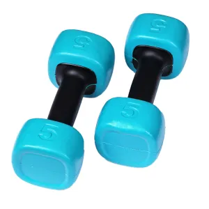 Only a Few Left ProForm - Square Dumbbells, 2 x 5 lbs. with Durable Polypropylene Coating (PAIR) Hot Deal, Barbells, Collars