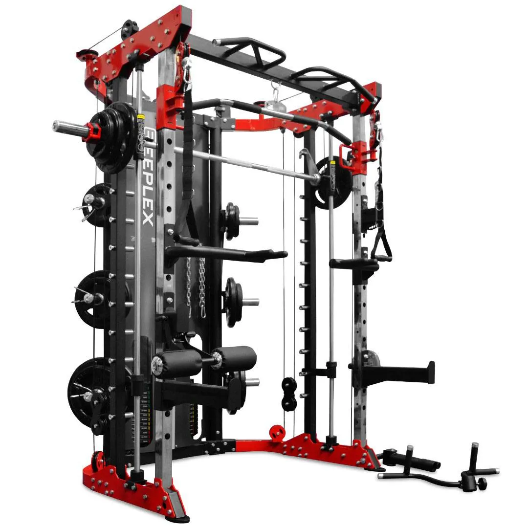 Reeplex CBT-PN90 Multi-Functional Trainer 2 X 90kg Weight Stacks, Ergometers, Fitness Testing, Running socks padded