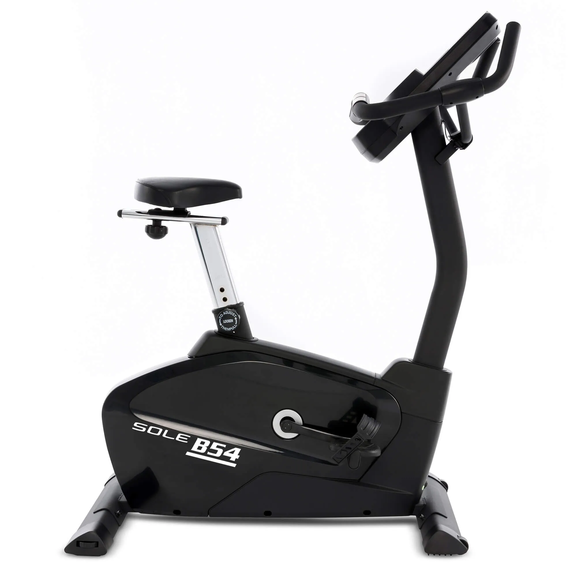 SOLE B54 Upright Bike (2024 NEW), Fitness tracker watch, Weight Plate,Bars,Collars, Steppers,ClimbMills