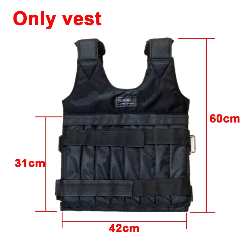 Sport Adjustable Black Weighted Vest, Cross training shoes