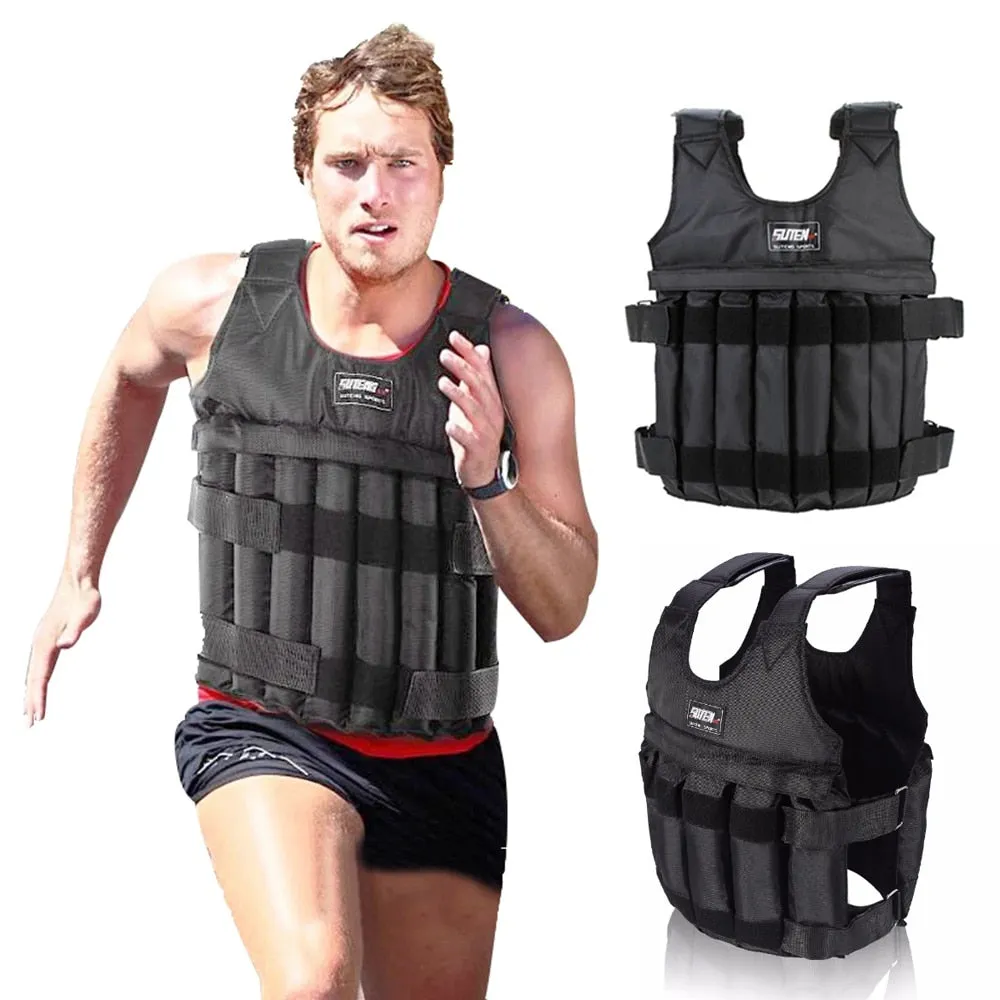 Only a Few Left Sport Adjustable Black Weighted Vest Find Your Perfect Fit, Strength Bands, Meal prep containers