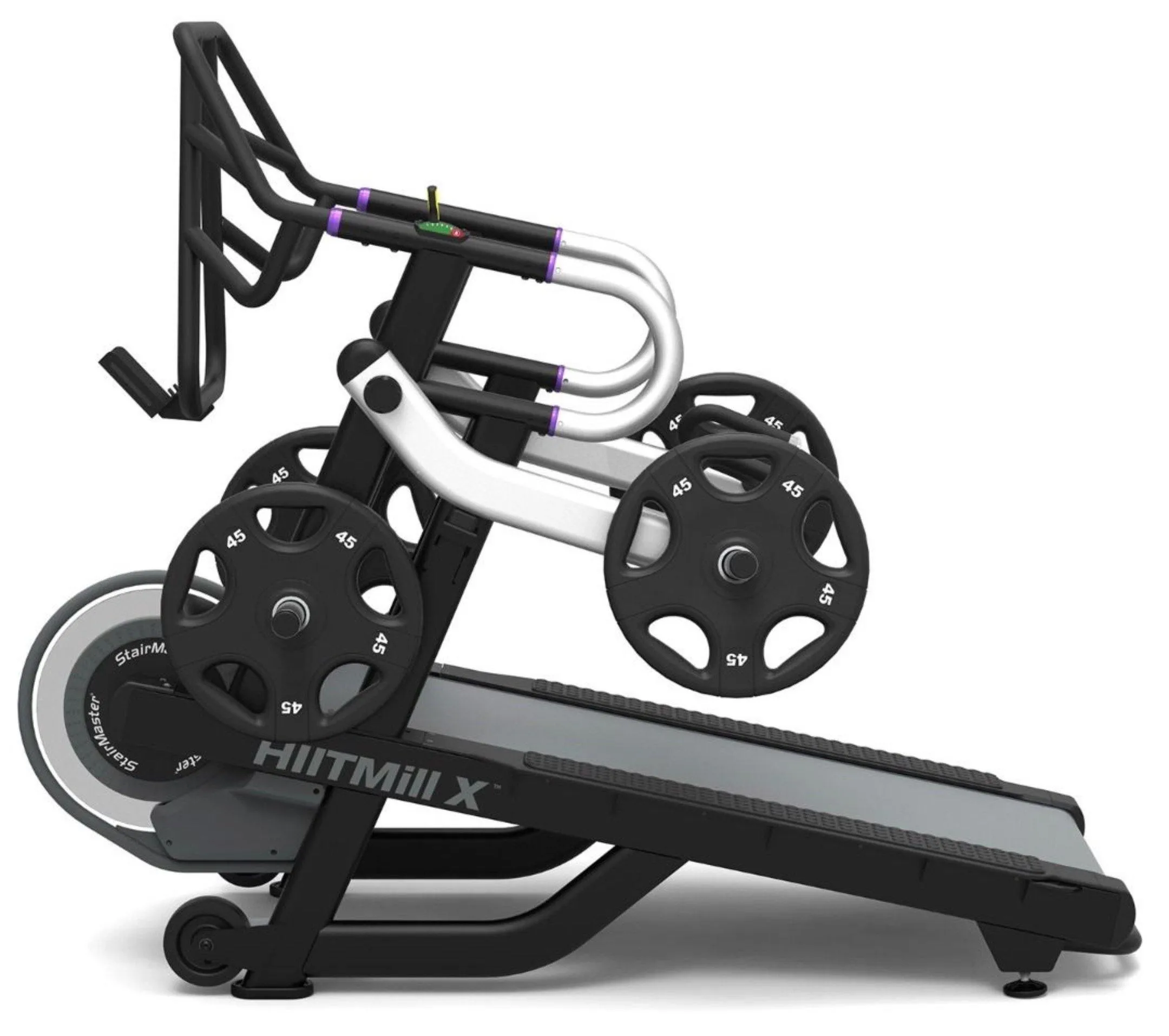 StairMaster HIITmillX - Including Console, Stair climber machine, Air Bikes, Recycled rubber gym flooring