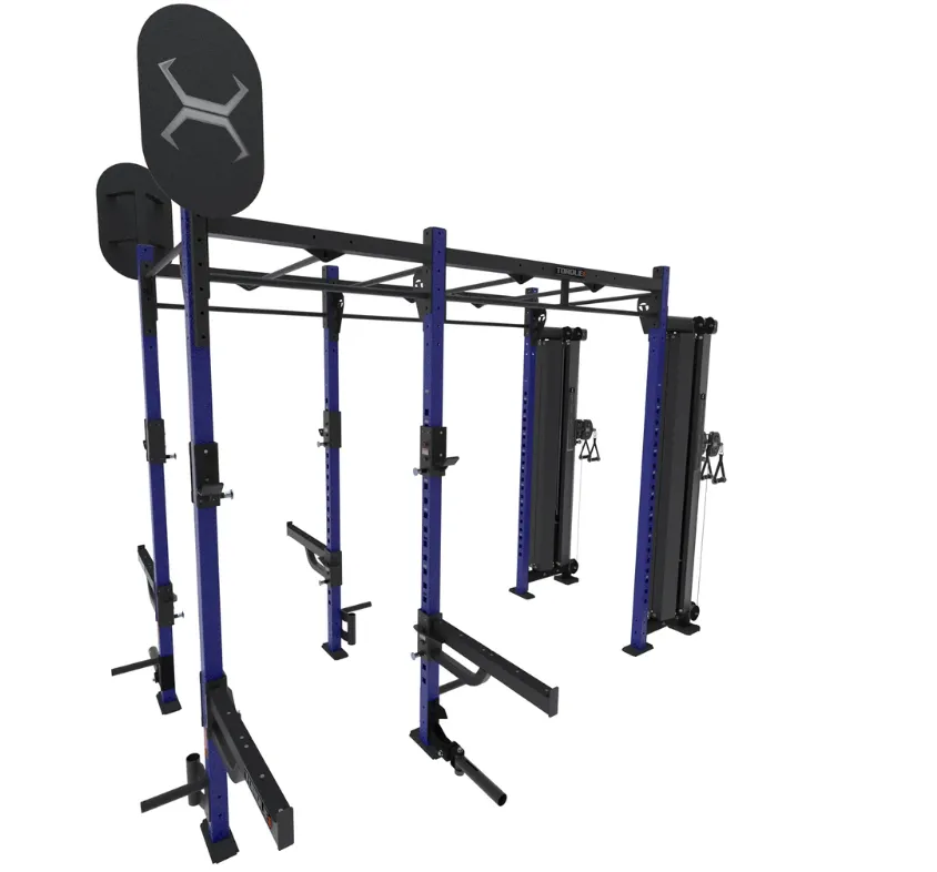 TORQUE Fitness FOOT 10x4 Monkey Bar Cable Rack, Weight plate storage pegs, Hyrox, Recumbent Bikes