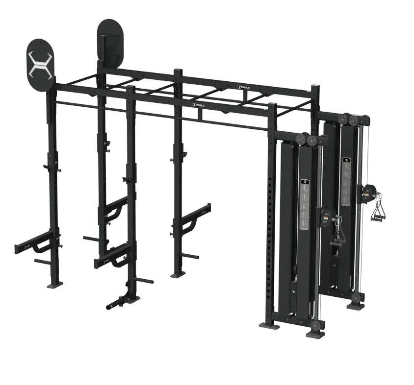 TORQUE Fitness FOOT 10x4 Monkey Bar Cable Rack, Pull up Bars, Weightlifting chalk