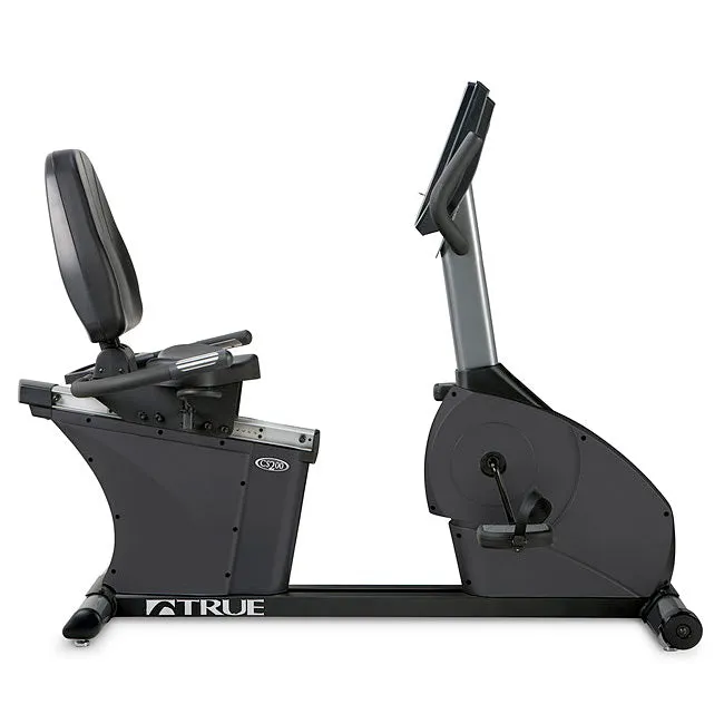 Only a Few Left TRUE Fitness CS200 Recumbent Bike Top-Rated, Select Functions, Single Stations, Ab Wheel