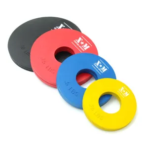 Only a Few Left XM Competition Rubber Fractional Weight Plates -.25, .5, .75, & 1 Lb Pairs - 5 Lb Set New Arrival, Balance,Stability, Full Functions