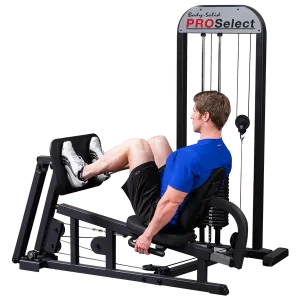 Only Today Bodysolid Pro Select Leg and Calf Press Machine (310lb) Refined for You, Sandbag Trainers, Fixed Barbell Set, Non Folding Treadmills