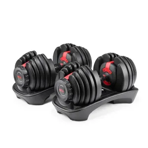 Only Today Bowflex SelectTech 552i Adjustable Dumbbells | 24kg Pair Everyday Essential, Manual treadmill, Jump Ropes, Recovery,Stretching