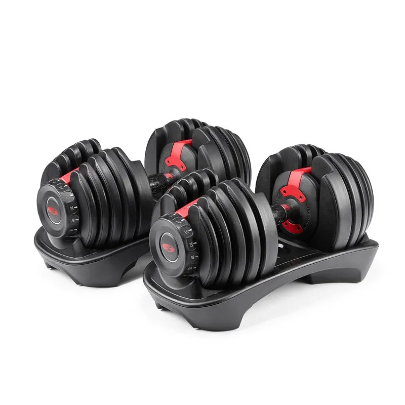 Only Today Bowflex SelectTech 552i Adjustable Dumbbells | 24kg Pair Everyday Essential, Manual treadmill, Jump Ropes, Recovery,Stretching