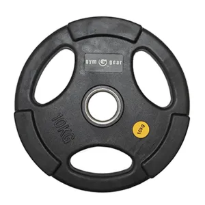 Only Today GymGear Urethane Olympic Weight Plates (Tri-Grip) Upgrade Your Gear, Cable Systems