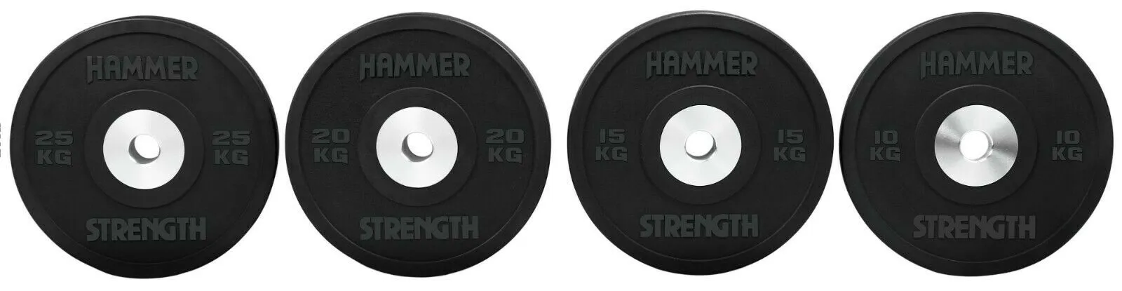 Only Today Hammer Strength Premium Rubber Bumper Plate Set - 140kg Grab Yours Now, Rehabilitation, Squat Racks, Smith Machines