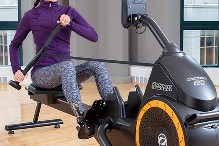 Octane RO Rower, Deadlift platform, VO2 max monitor