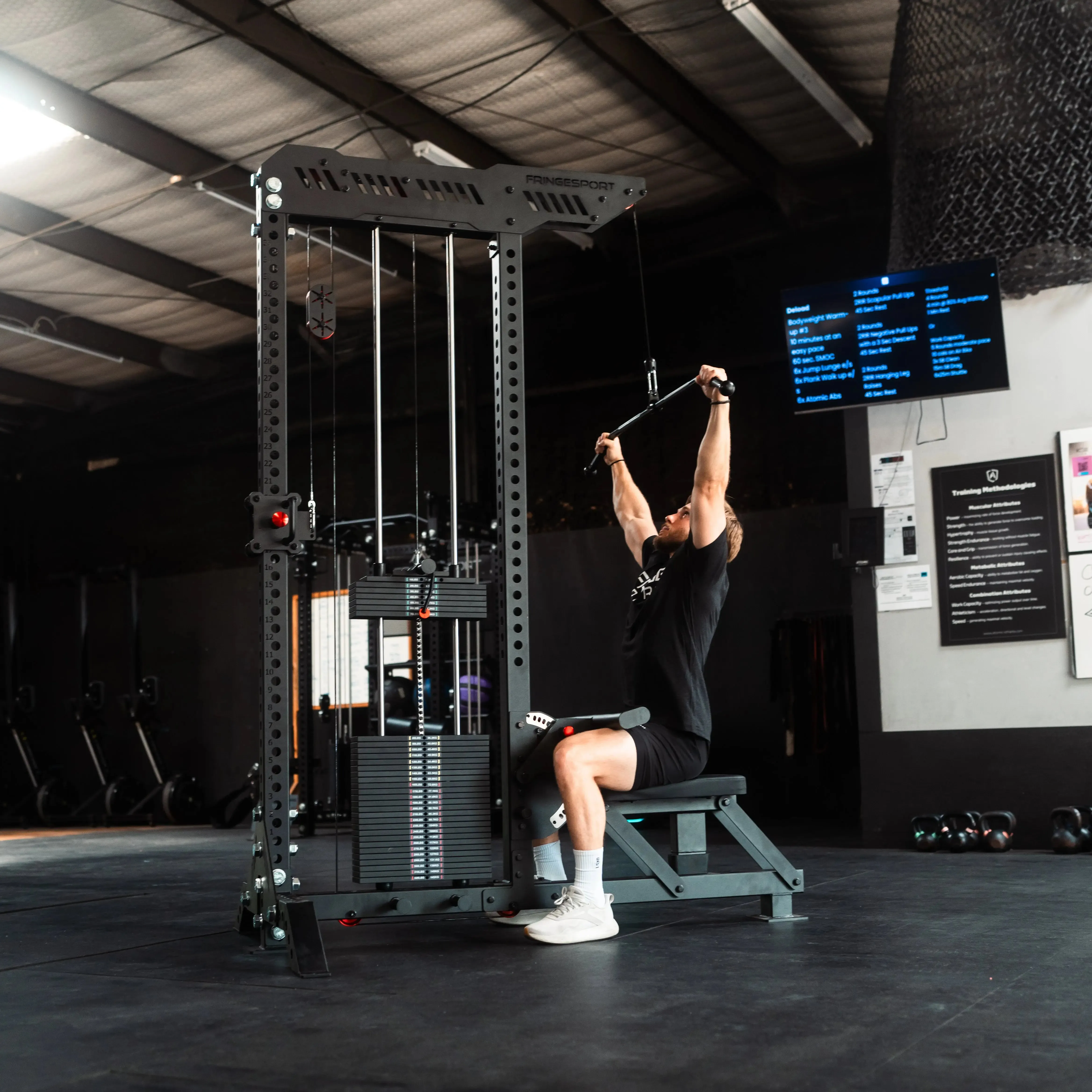 The Walrus: Single Tower Low Row & Lat Pulldown, Storage, Clearance exercise machines