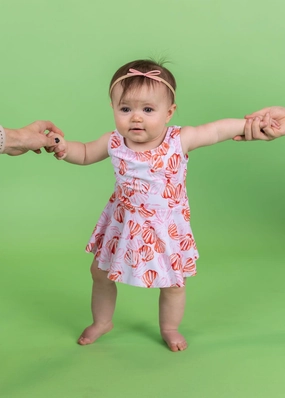 Painted Clams | Baby Skirted One-Piece