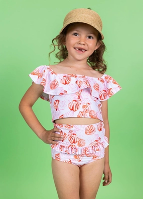 Painted Clams | Mini Mid-Ruffle Bottoms