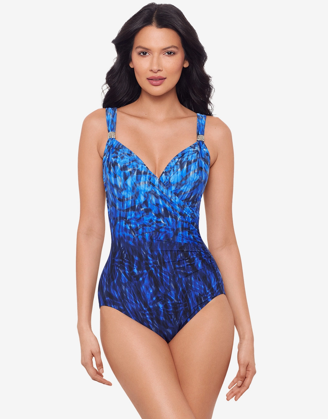 Paka Mayan Siren Swimsuit - Blue/Black