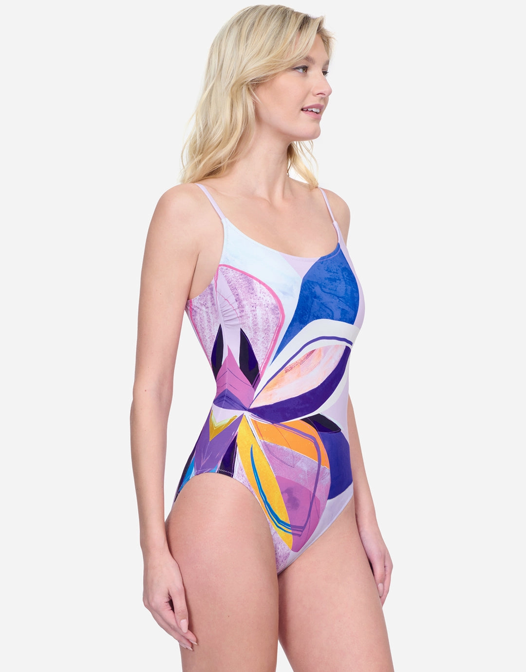 Paradiso Round Neck Swimsuit - Multi