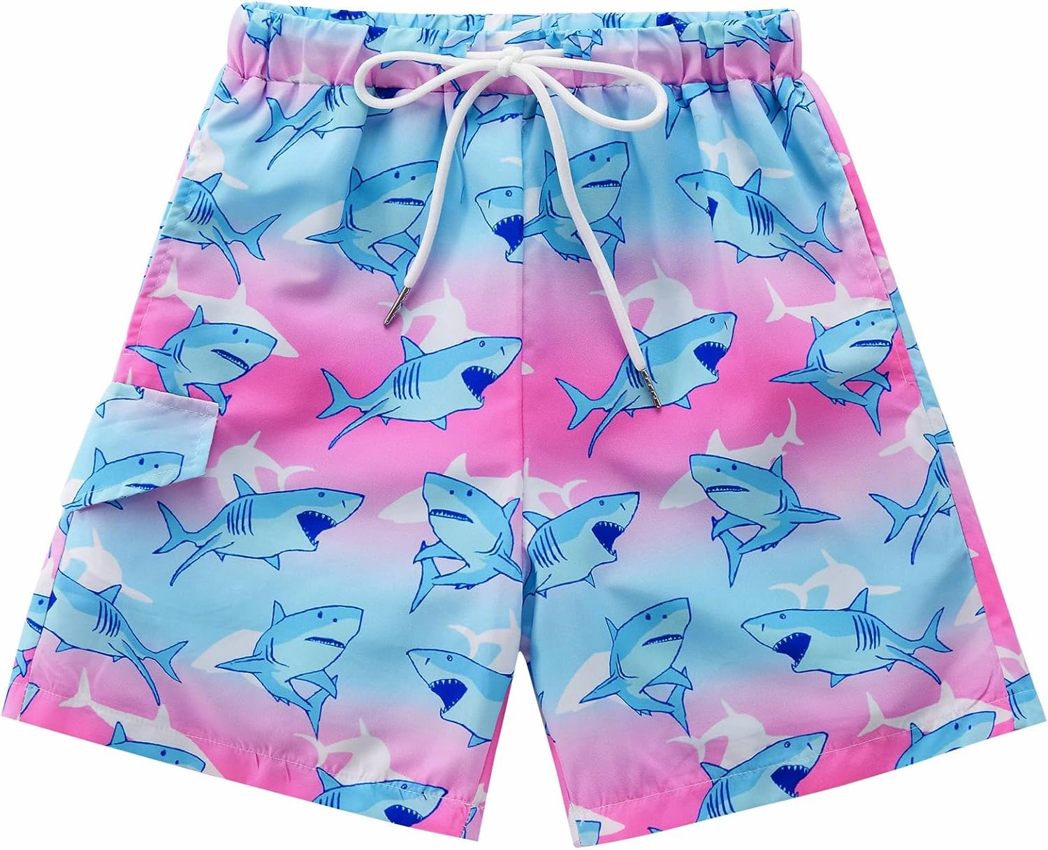 Patgoal Boys Swim Trunks with Compression Liner Boy Stretch Boxers Shorts 2 in 1 Beach Swimsuit Swimming Bathing Suit