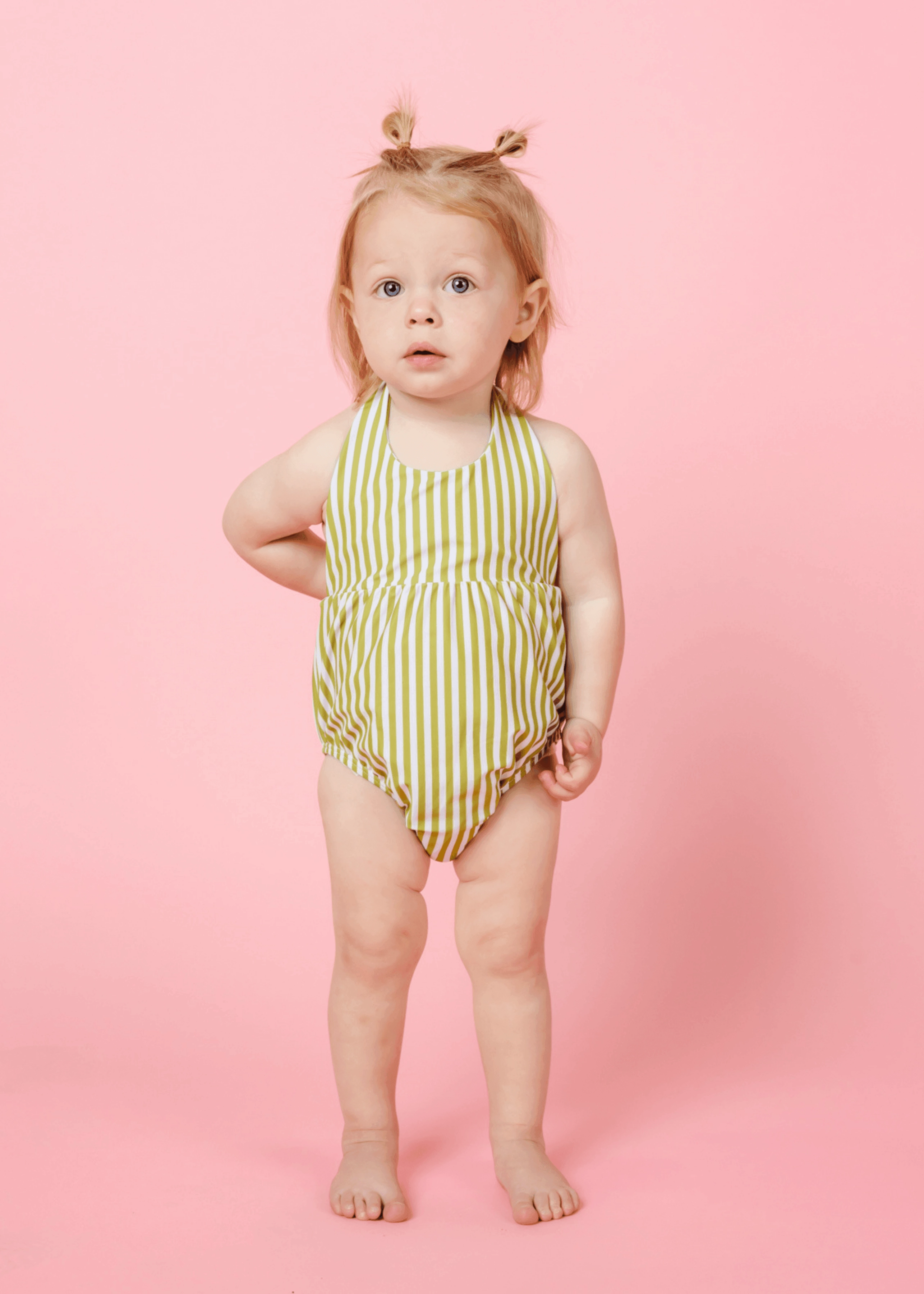 Pear Stripes | Baby Romper One-Piece