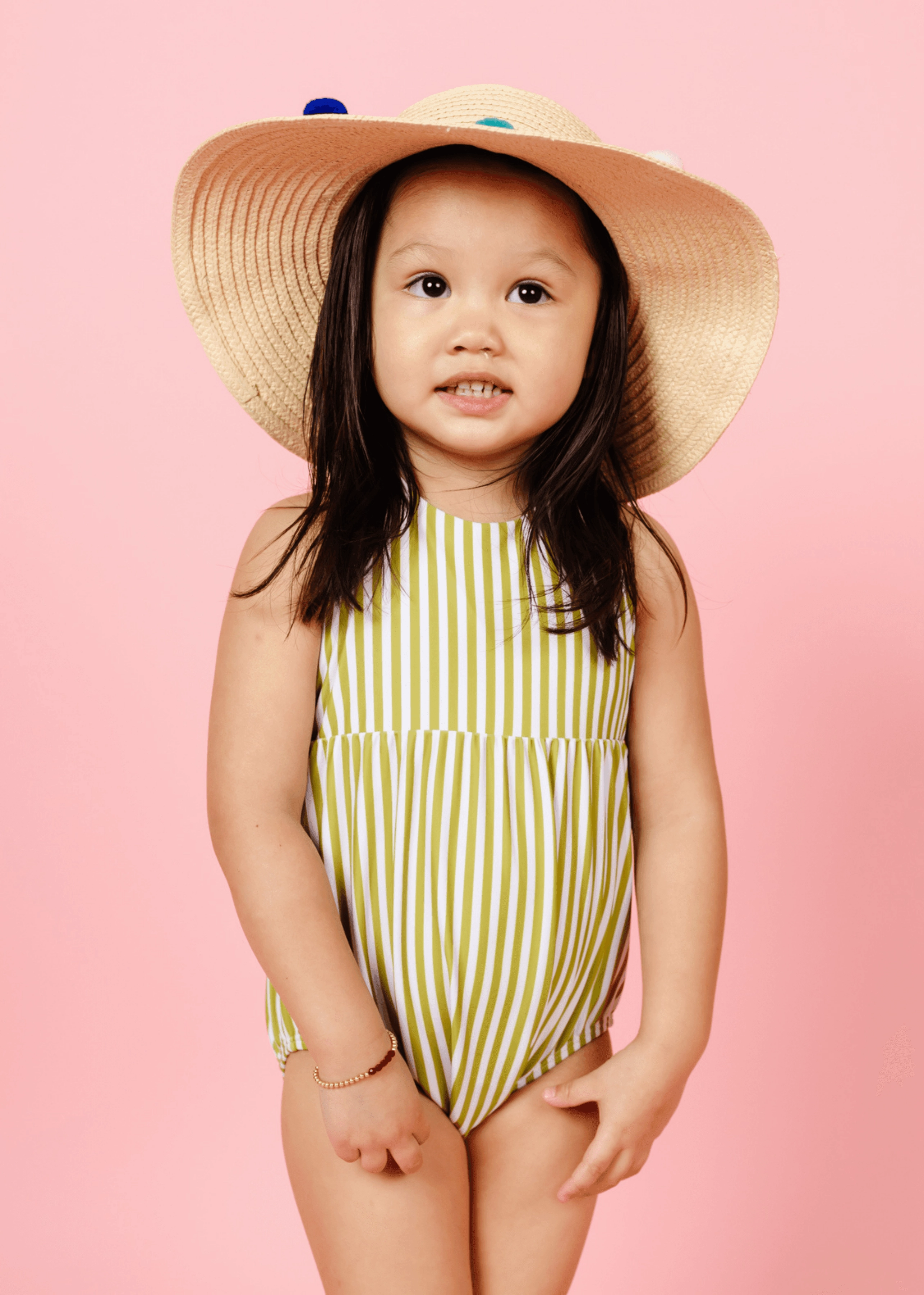 Pear Stripes | Mini Romper One-Piece