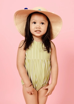 Pear Stripes | Mini Romper One-Piece