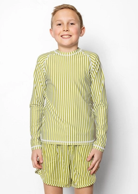Pear Stripes | Youth Rashguard Top (Unisex)