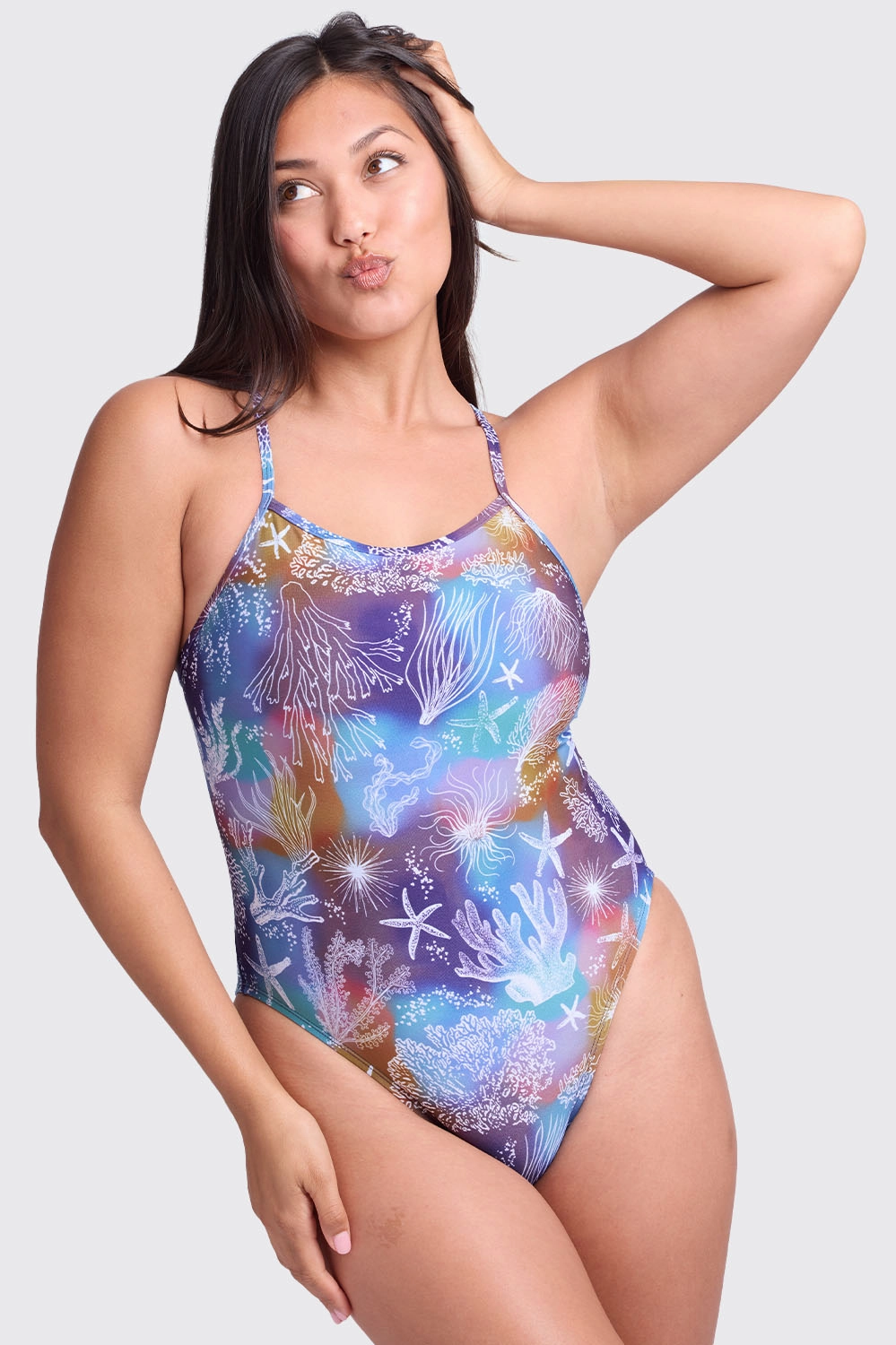 Perry One Piece Swimsuit - Seawall