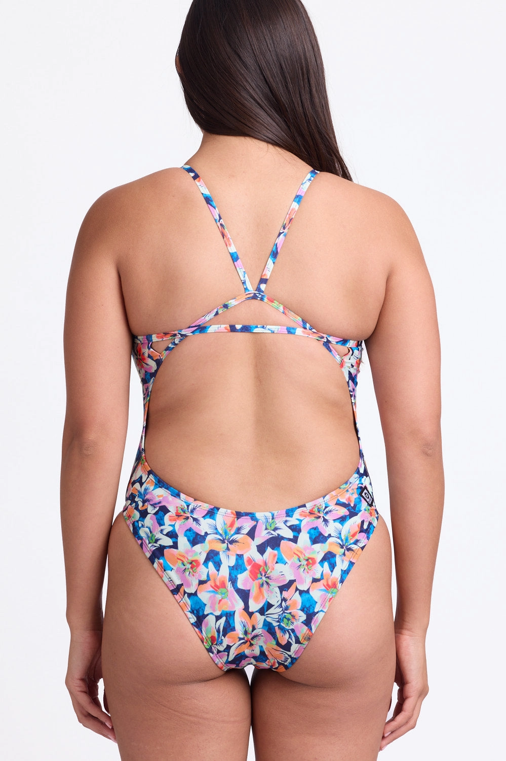 Perry Swim Onesie - Lilies