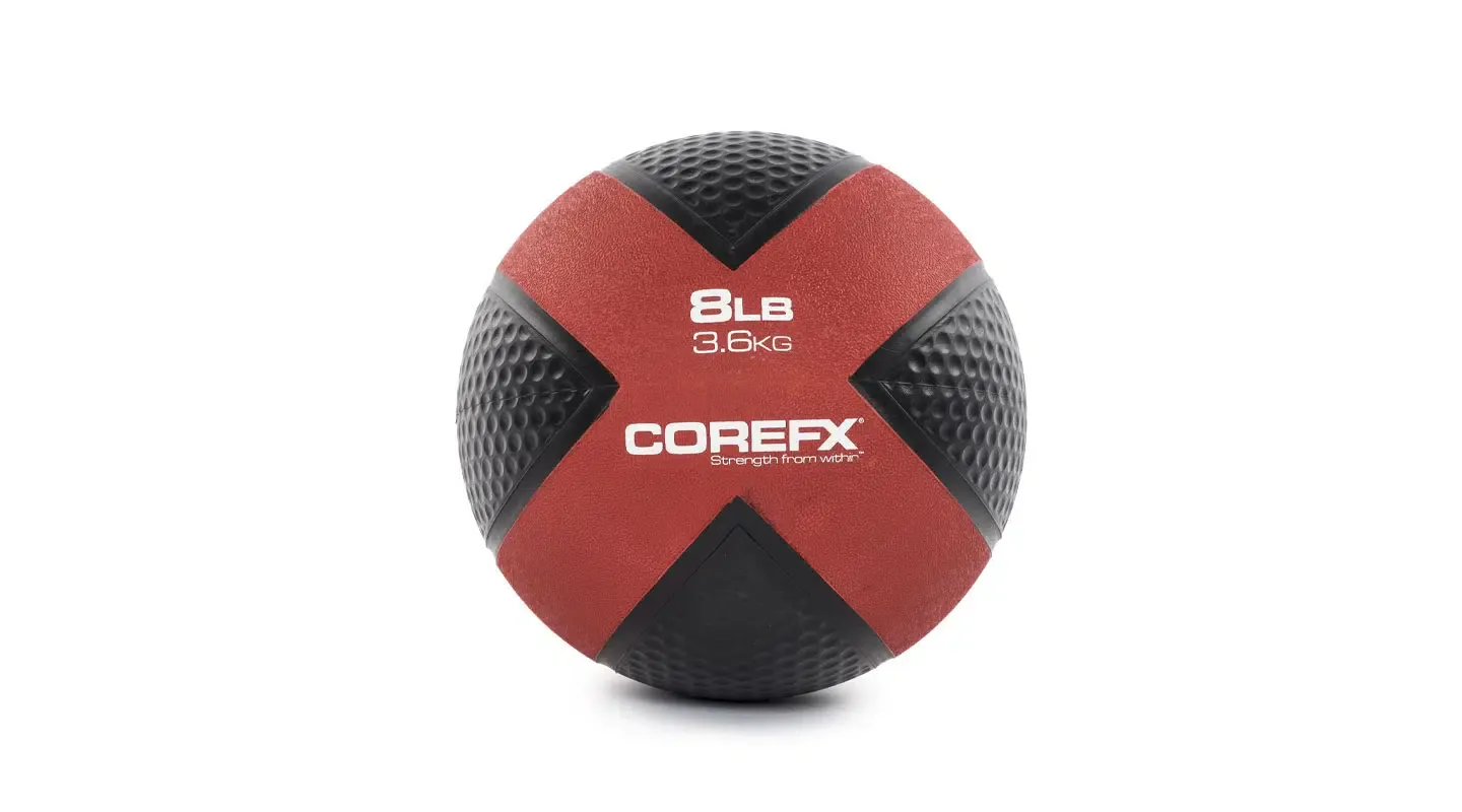 Pick of the Season 360 Conditioning CFX Rubber Medicine Ball - 8LB Loved by Thousands, Weight Bar Collars