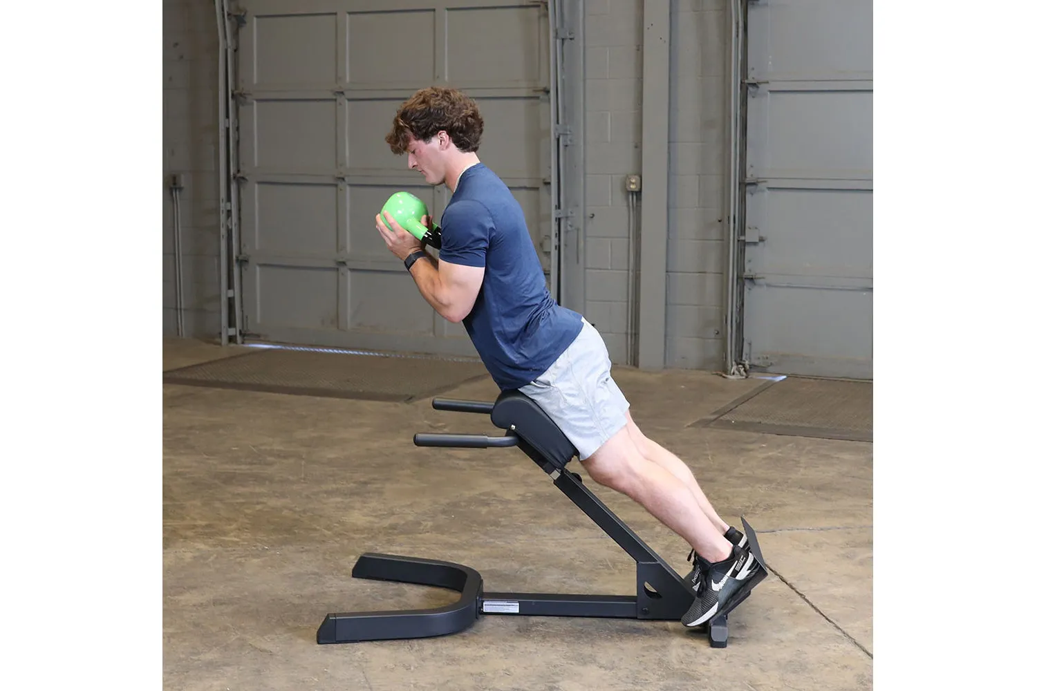 Body-Solid 45-Degree Ab/Back Hyperextension, Studio Dumbbells