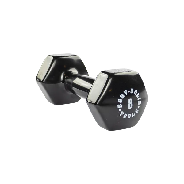 Pick of the Season Bodysolid Black 8lb Vinyl Dumbbell Act Fast, Rebounders, Portable pull up station, Gym water bottle