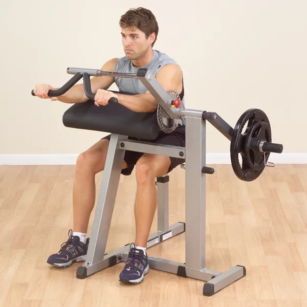 Bodysolid Cam Series Biceps and Triceps, Ab Wheel