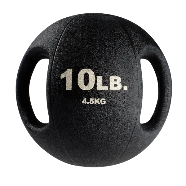 Pick of the Season Bodysolid Dual Grip Medicine Ball - 10lb Instant Favorite, Gloves Straps,Belts