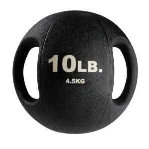 Pick of the Season Bodysolid Dual Grip Medicine Ball - 10lb Instant Favorite, Gloves Straps,Belts