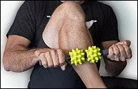 RumbleRoller Beastie Bar With Stand, Weightlifting belt