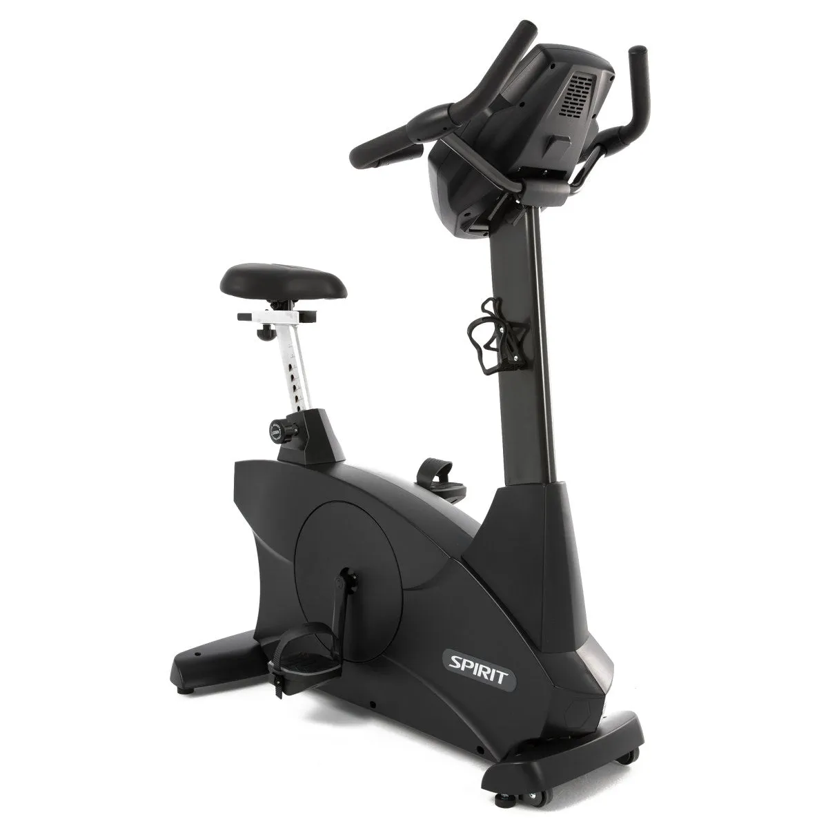Pick of the Season Spirit Fitness CU800 Upright Bike With TFT Console Power Up Your Day, Rogue Fitness squat rack, Yoga mat cleaner, Exercise Rings