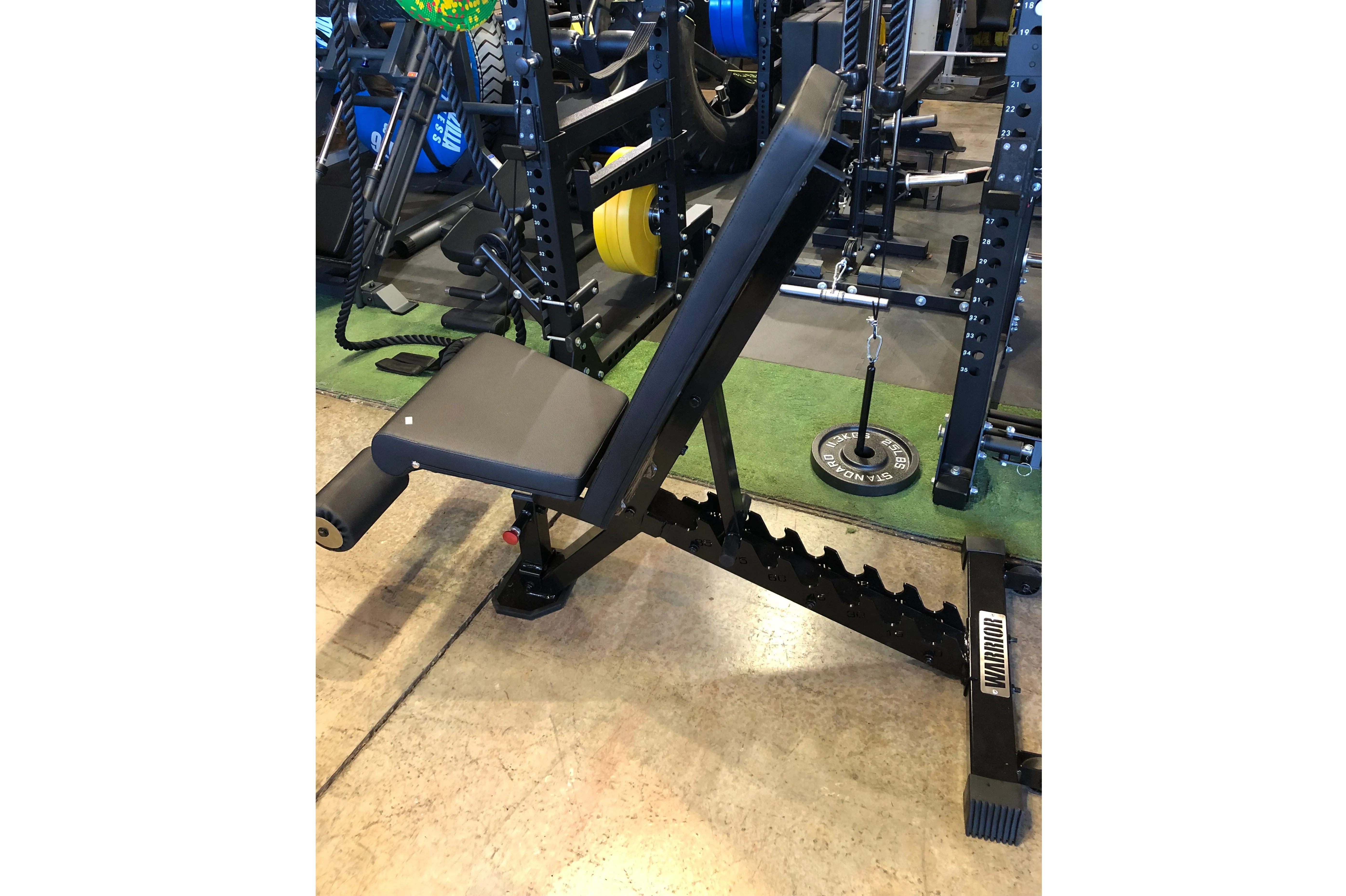 Warrior 2.0 Flat Incline Decline Weightlifting Bench (SUMMER SALE - Extra 10%), Fixed Barbell Set, Bands,Tubing