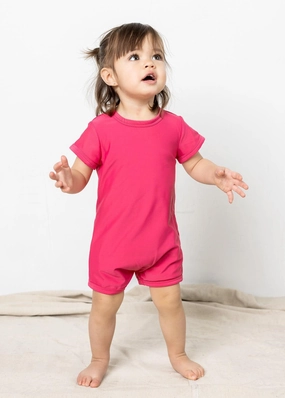 Pink Raspberry | Baby Shorties Rashguard (Unisex)