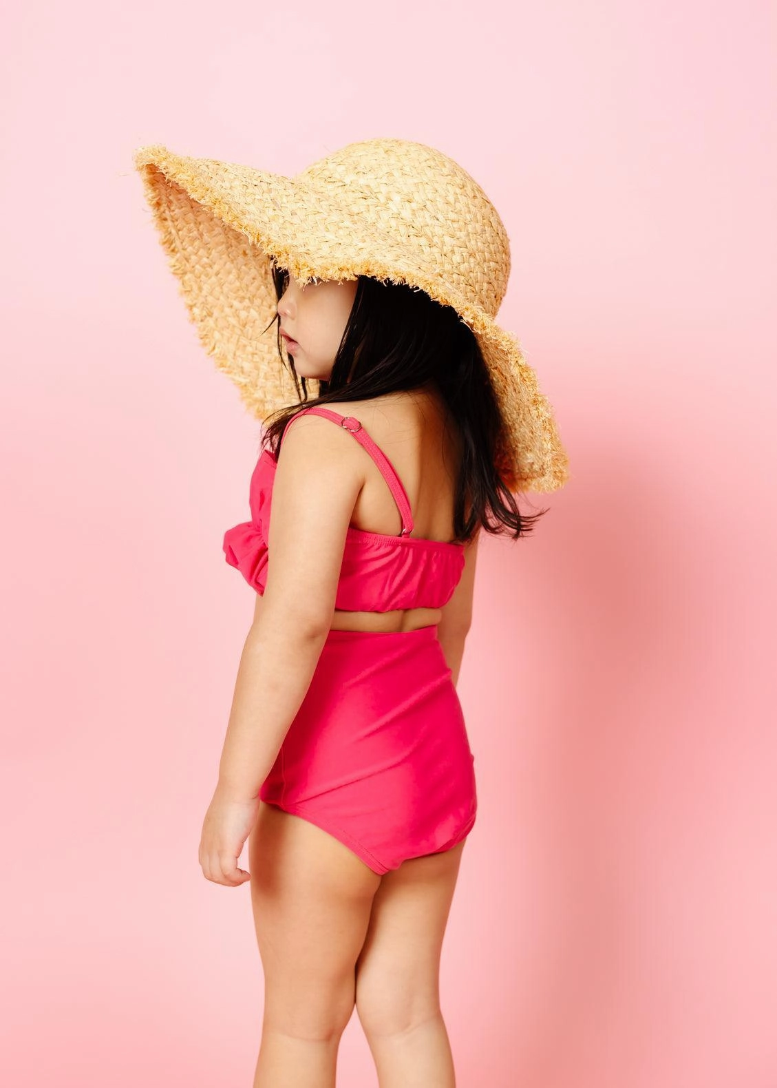 Pink Raspberry | Mini High-Waisted Bottoms