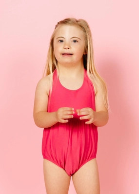 Pink Raspberry | Mini Romper One-Piece