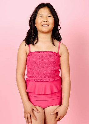 Pink Raspberry | Youth Bandeau Top