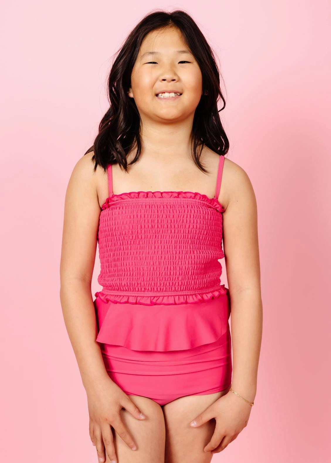Pink Raspberry | Youth Peplum Bottoms