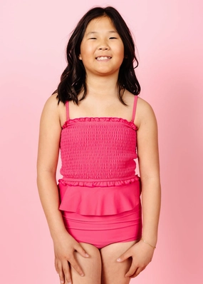 Pink Raspberry | Youth Peplum Bottoms