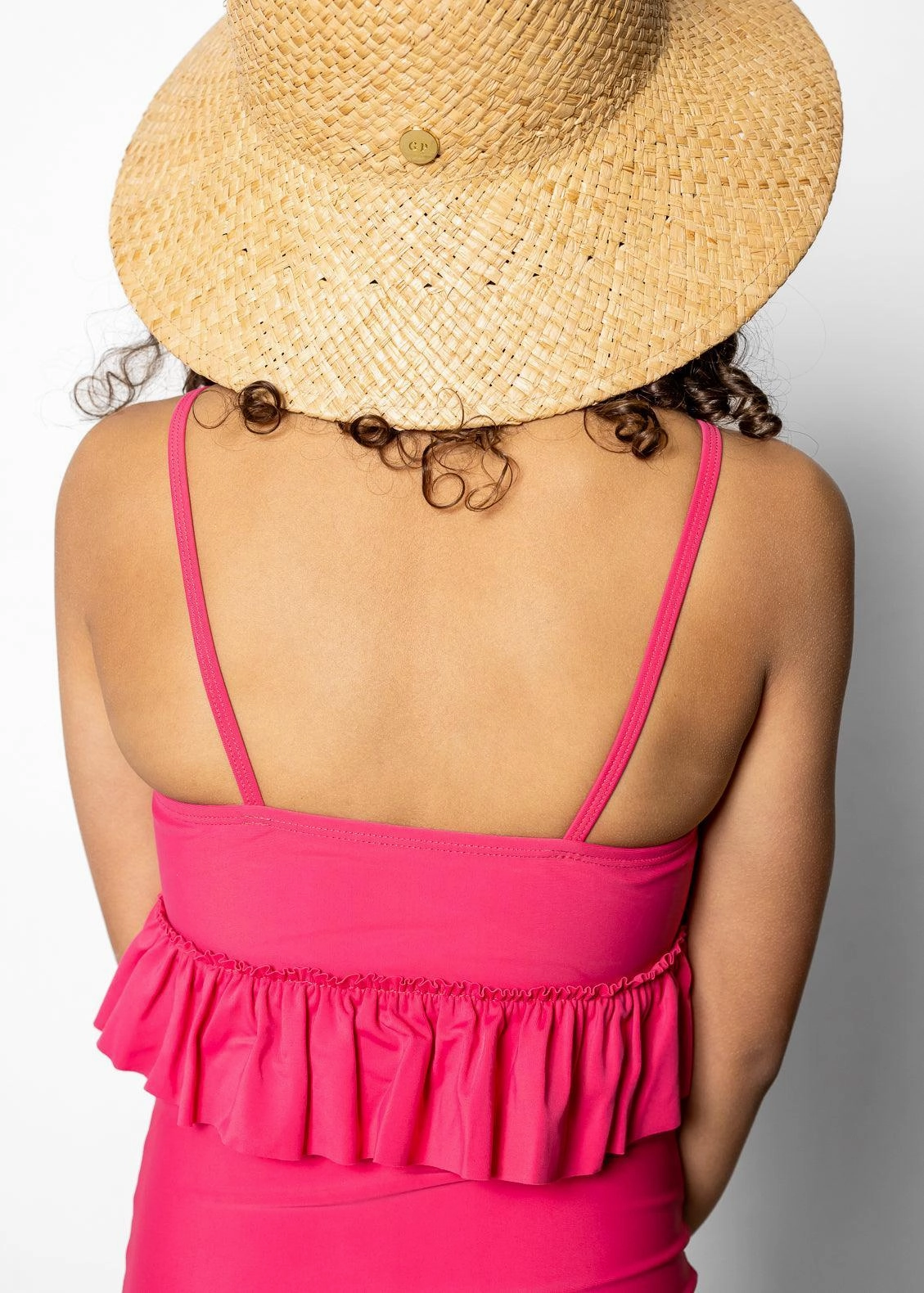 Pink Raspberry | Youth Peplum Top