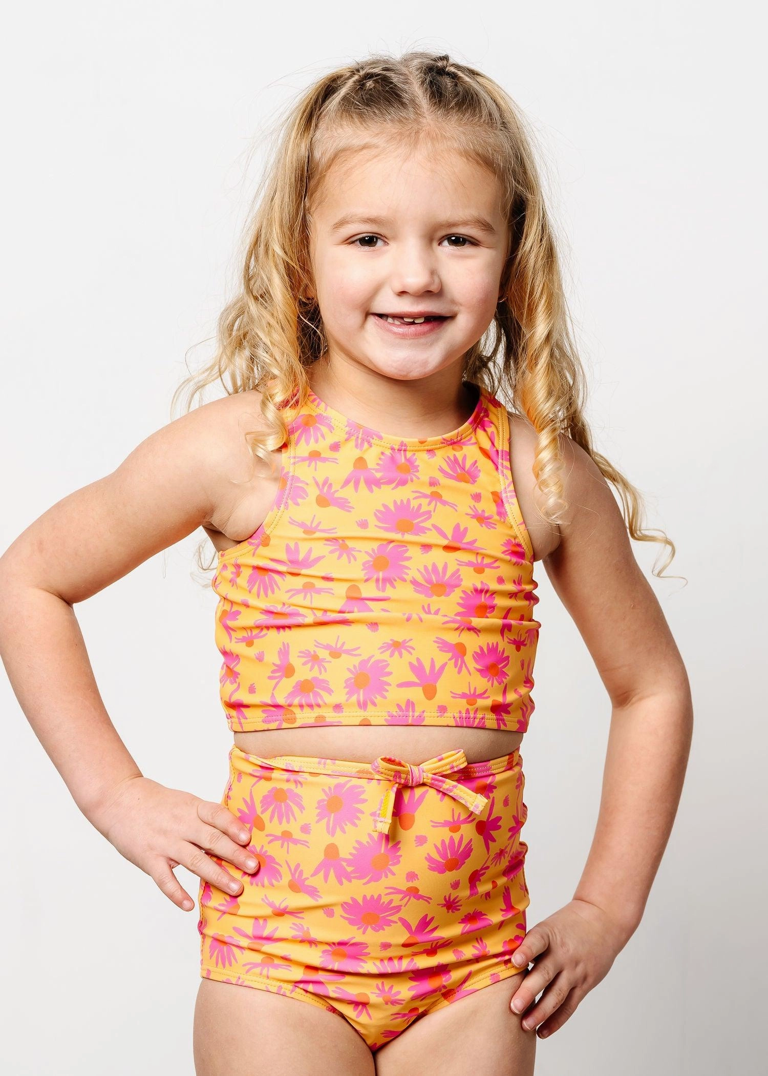 Playful Daisies | Mini Bow Bottoms